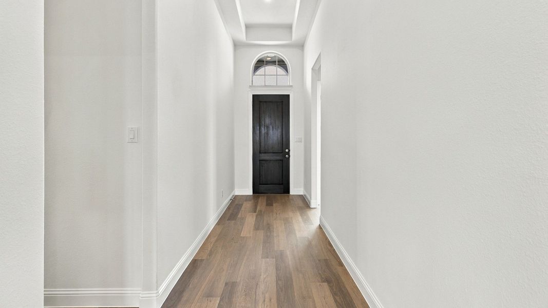 Furnished interior view inside a new home in Green Meadows Classic, Celina (Image 27).