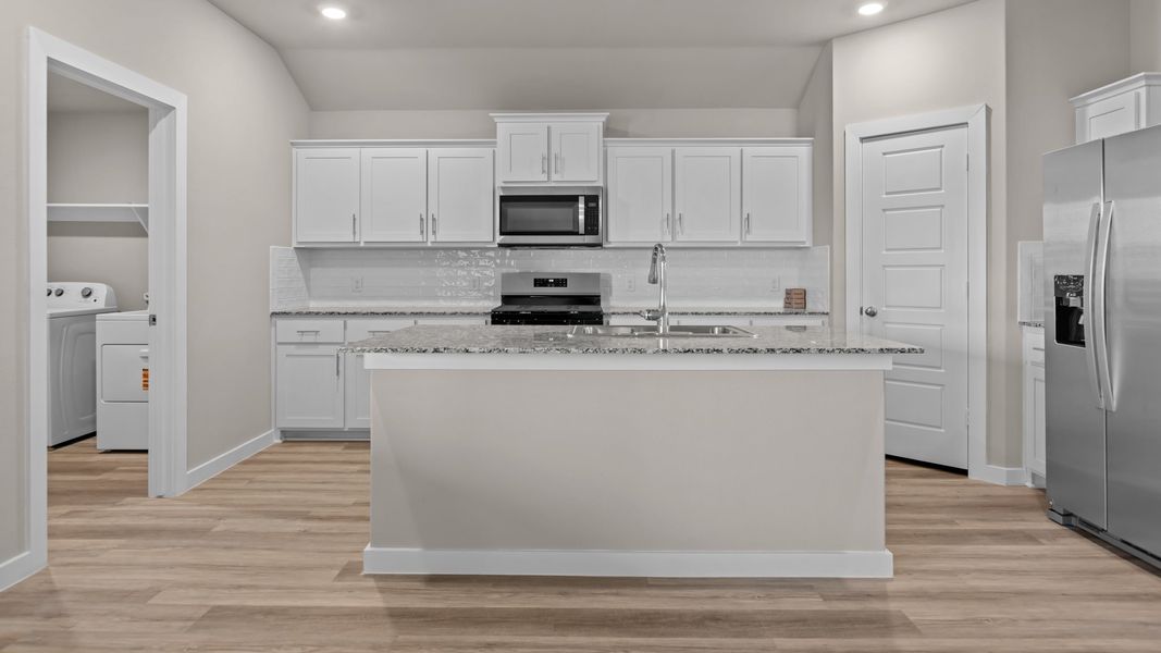 Representative furnished interior of a home built from the COLEMAN by D.R. Horton in Heritage Parks, Abilene (Image 6). Representative furnished interior of a home built from the COLEMAN by D.R. Horton in Heritage Parks, Abilene (Image 6).
