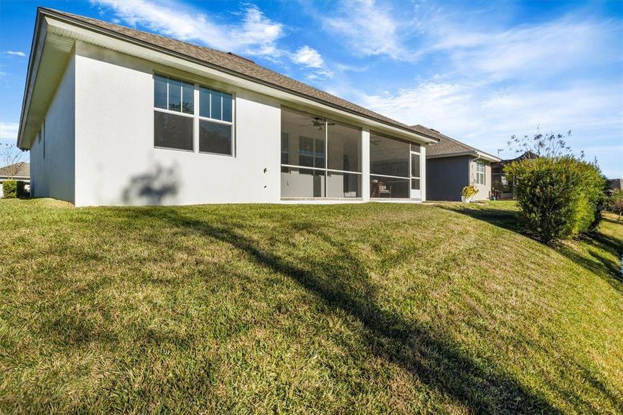 Exterior details and patio area of a home in Lake James, Lakeland (Image 22).
