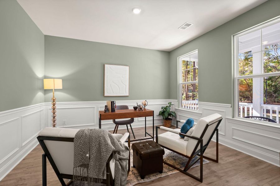 Furnished interior view inside a new home in , Hollywood (Image 38).