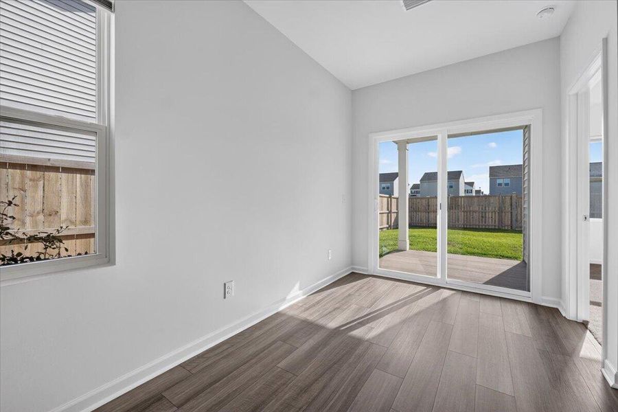 Spacious, unfurnished interior of a new home in Pender Woods at Cane Bay, Summerville (Image 22).