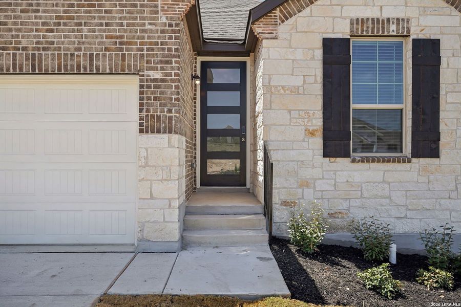 Exterior details and patio area of a home in Arcadia Ridge - Premier Series, San Antonio (Image 25). Exterior details and patio area of a home in Arcadia Ridge - Premier Series, San Antonio (Image 25).