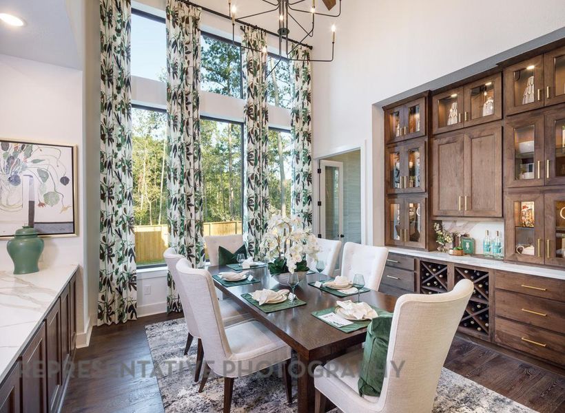 Furnished interior view inside a new home in , Fulshear (Image 20).