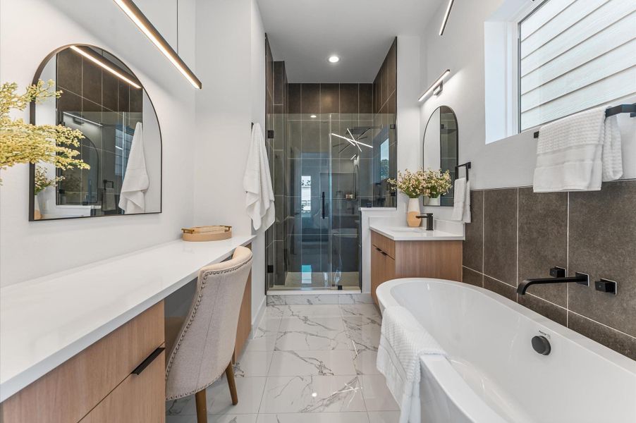 Furnished interior view inside a new home in , Houston (Image 9). Furnished interior view inside a new home in , Houston (Image 9).