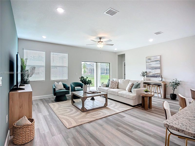 Furnished interior view inside a new home in , North Port (Image 13).