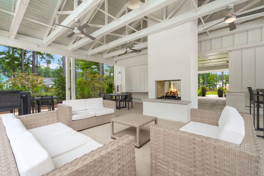 Furnished interior view inside a new home in , Huger (Image 11).