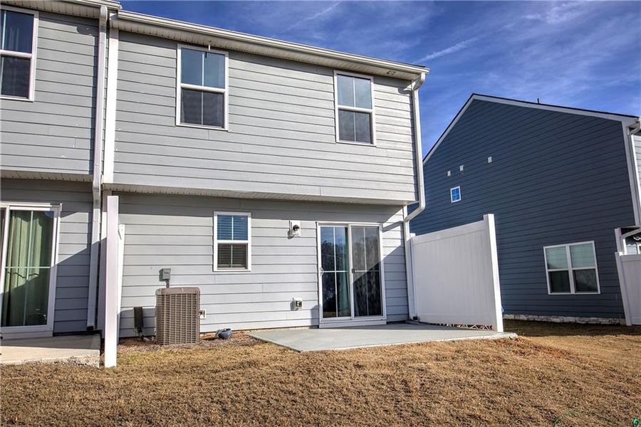 Exterior details and patio area of a home in , Cartersville (Image 4).