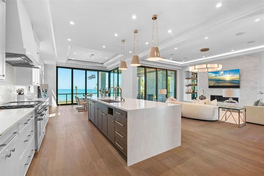 Furnished interior view inside a new home in , Sarasota (Image 13).