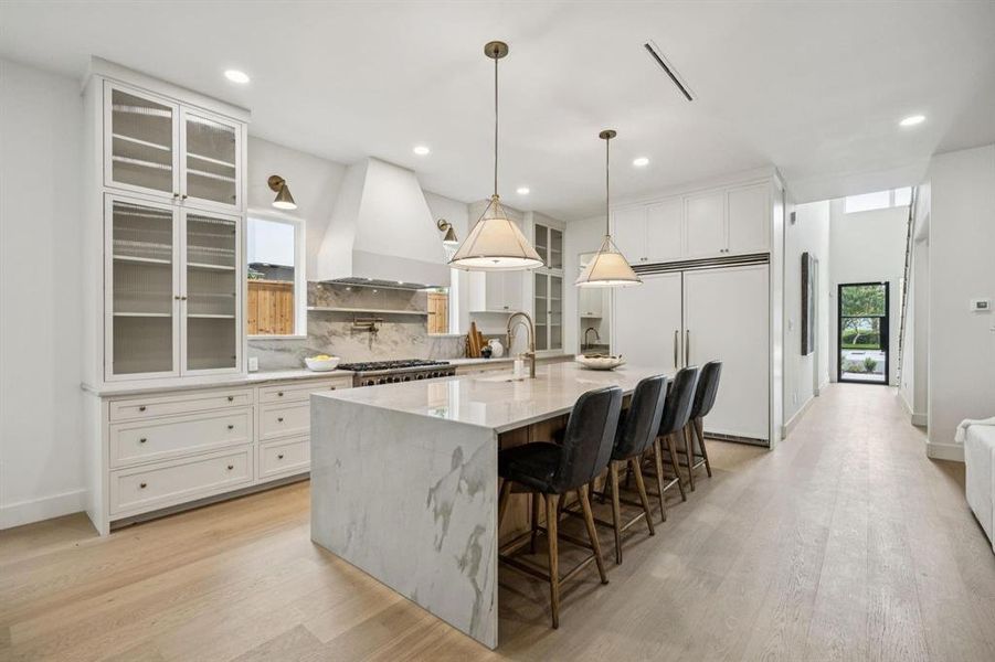Furnished interior view inside a new home in , Dallas (Image 12).
