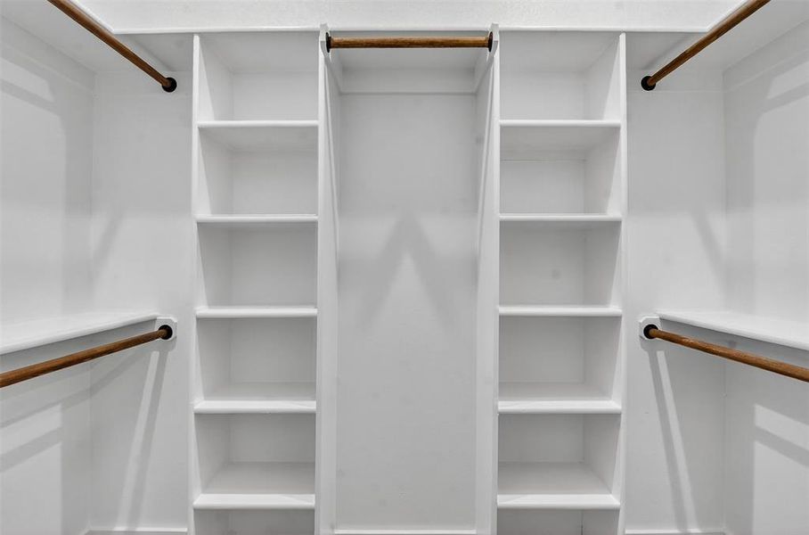 primary walk in closet