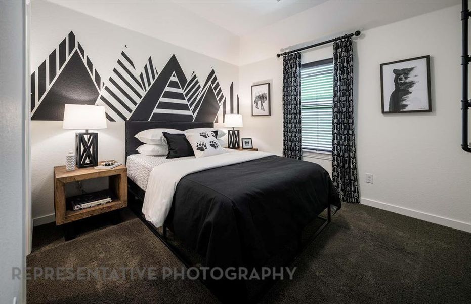 Furnished interior view inside a new home in Wellington, Haslet (Image 10).
