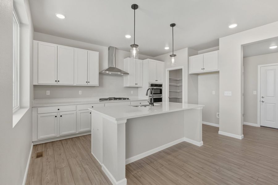 Furnished interior view inside a new home in Highlands Preserve, Mead (Image 6).