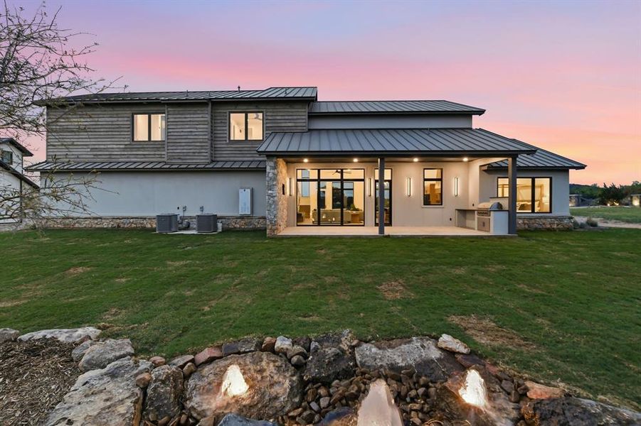 Exterior details and patio area of a home in , Graford (Image 18).