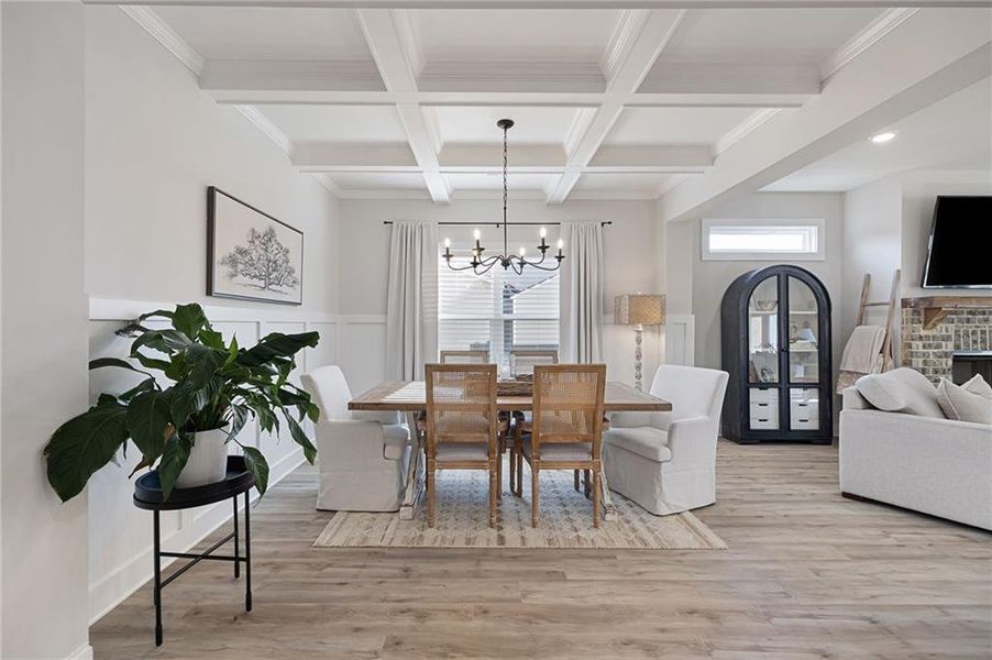 Furnished interior view inside a new home in NorthFarm at NatureWalk, Dallas (Image 8).