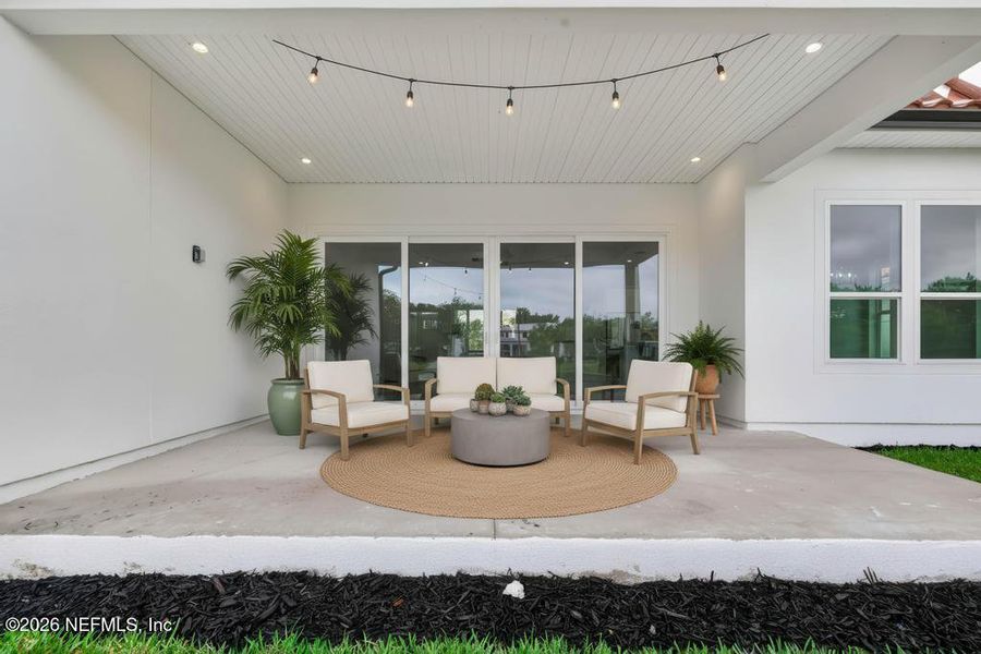 Exterior details and patio area of a home in , St. Johns (Image 41).