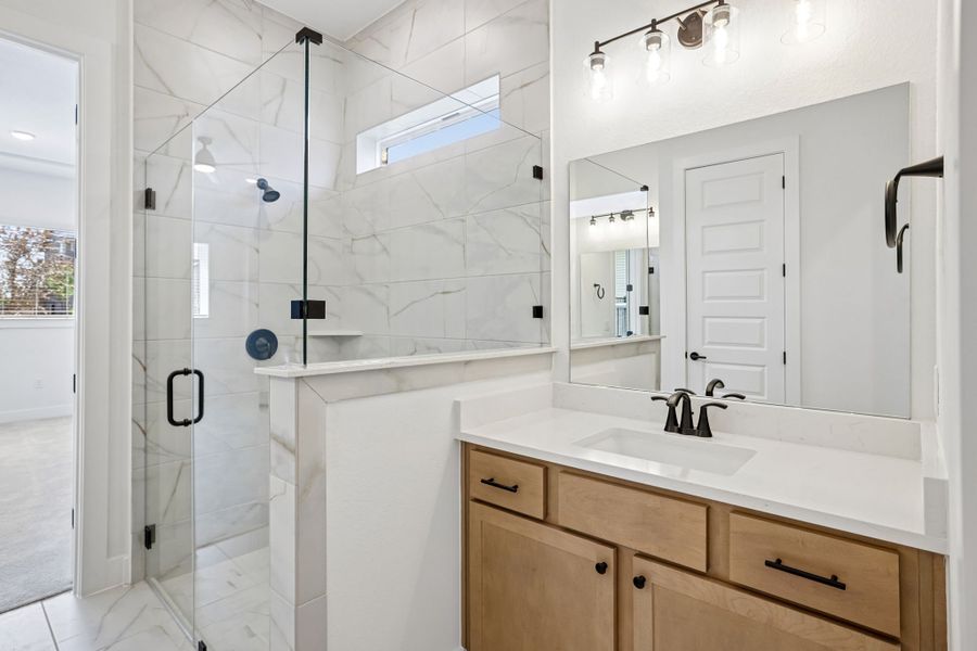 Representative furnished interior of a home built from the Denali by Pacesetter Homes in Easton Park, Austin (Image 13).