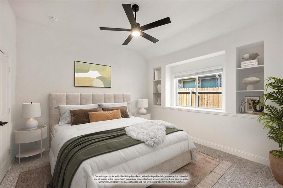 Furnished interior view inside a new home in Georgetown at Kings Fort 60s, Kaufman (Image 19).
