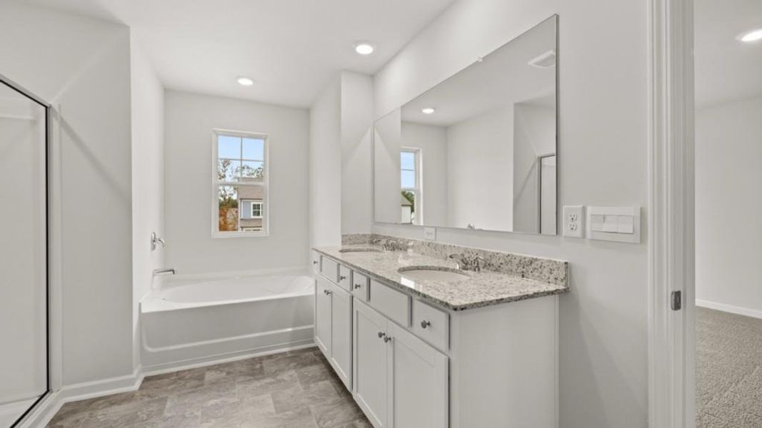 Furnished interior view inside a new home in Liberty Crossing, Braselton (Image 8).