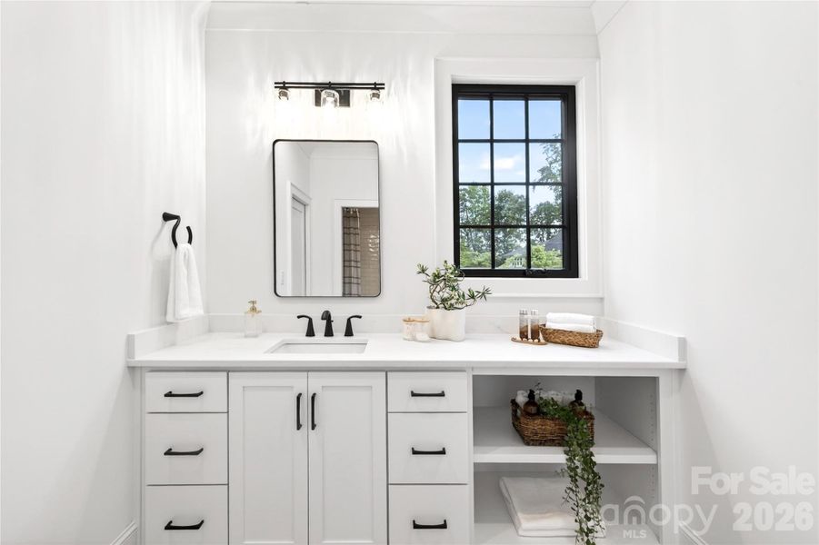 Furnished interior view inside a new home in , Charlotte (Image 32).