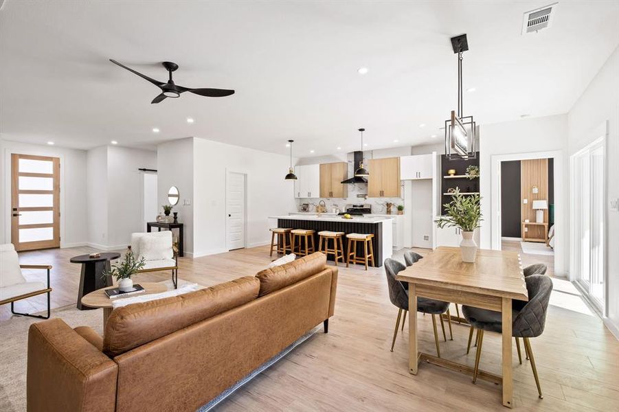 Furnished interior view inside a new home in , Mesquite (Image 32).
