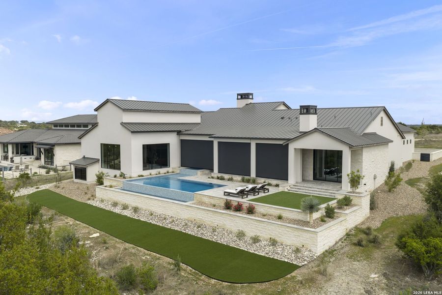 Exterior details and patio area of a home in , Boerne (Image 4).