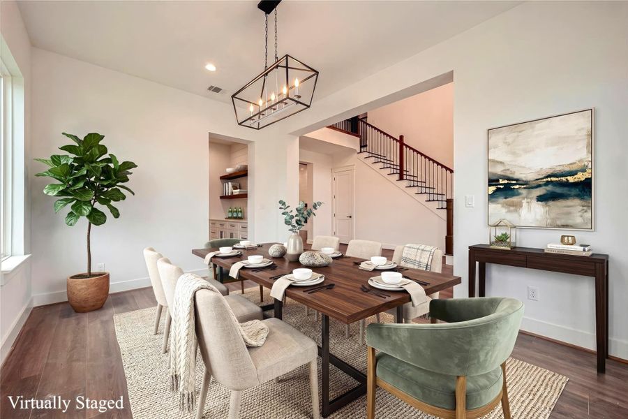 Furnished interior view inside a new home in , Montgomery (Image 6).