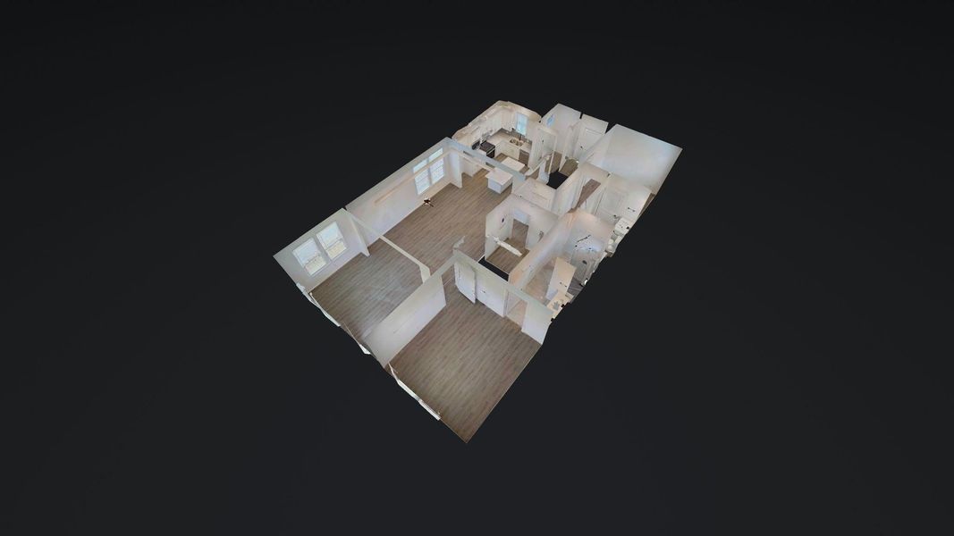 2D floor plan layout of this home in Del Webb in Chambers Creek, Willis, TX (Image 22).