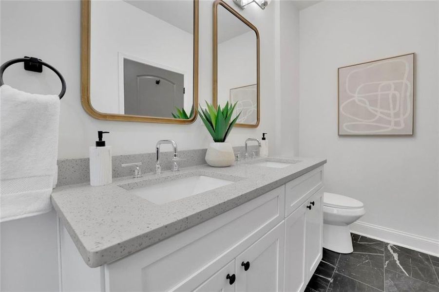 Furnished interior view inside a new home in , Atlanta (Image 8).