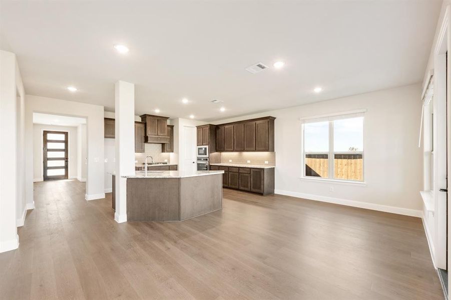 Furnished interior view inside a new home in Creekview Meadows, Pilot Point (Image 8).