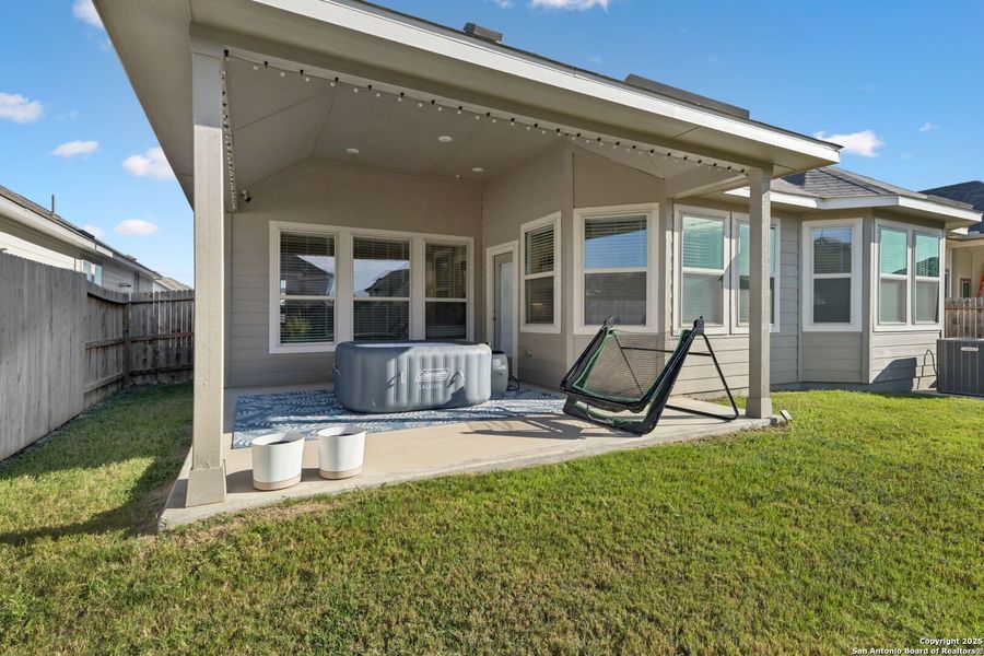 Front exterior of a new home in Rhine Valley, Schertz, TX, highlighting curb appeal (Image 30).