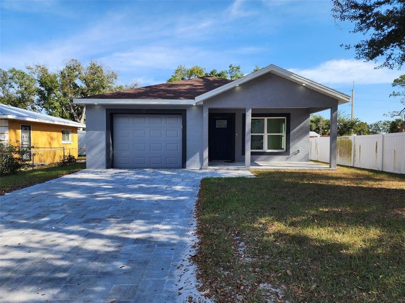 Front exterior of a new home in , Bradenton, FL, highlighting curb appeal (Image 1). Front exterior of a new home in , Bradenton, FL, highlighting curb appeal (Image 1).