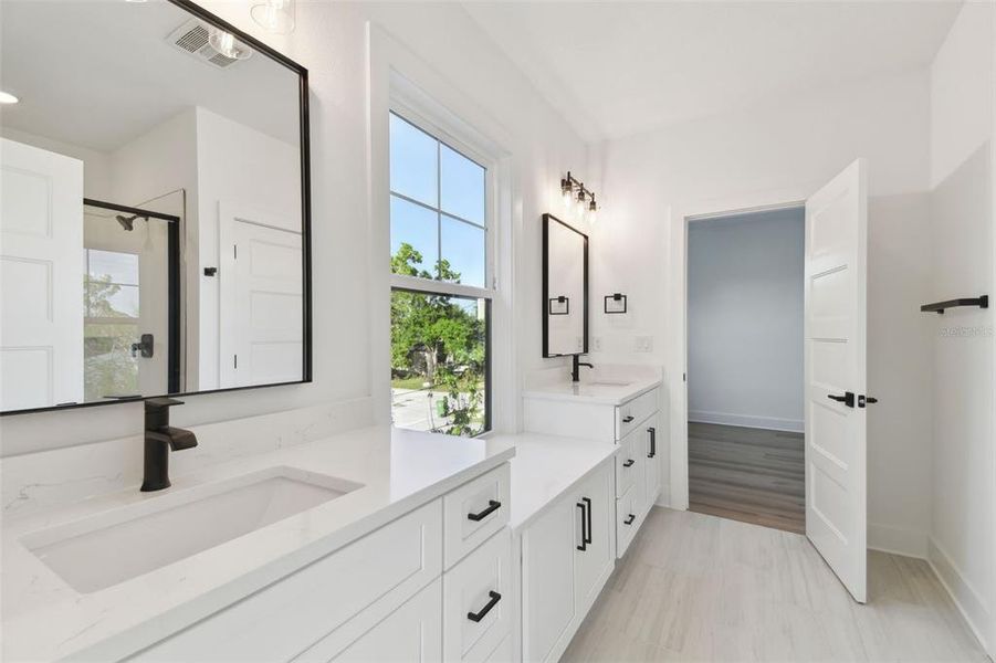 Furnished interior view inside a new home in , Tampa (Image 26).