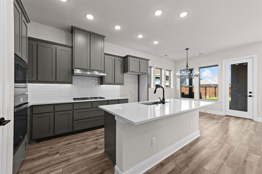 Furnished interior view inside a new home in Mantua Point Gardens, Van Alstyne (Image 11).