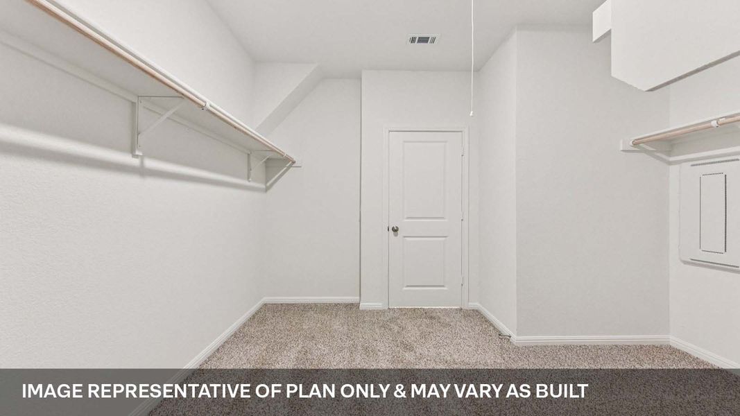 Representative unfurnished interior of a home built from the The Mitchell by D.R. Horton in Bar W Ranch, Leander (Image 24).