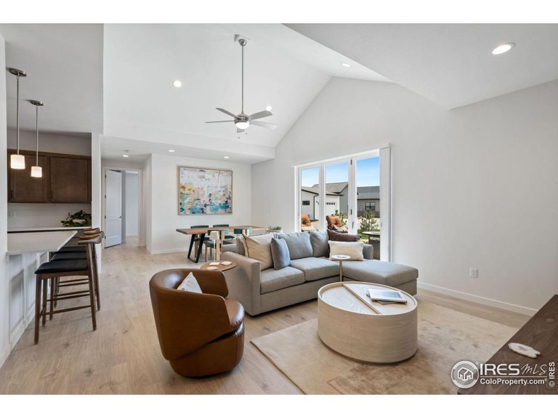 Furnished interior view inside a new home in , Fort Collins (Image 10). Furnished interior view inside a new home in , Fort Collins (Image 10).
