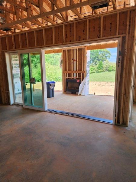 In-progress construction of a new home in , Pendergrass, GA (Image 3).