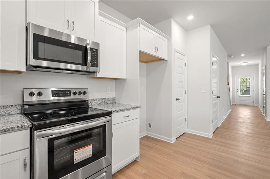 Furnished interior view inside a new home in The Andros, Dalton (Image 7).