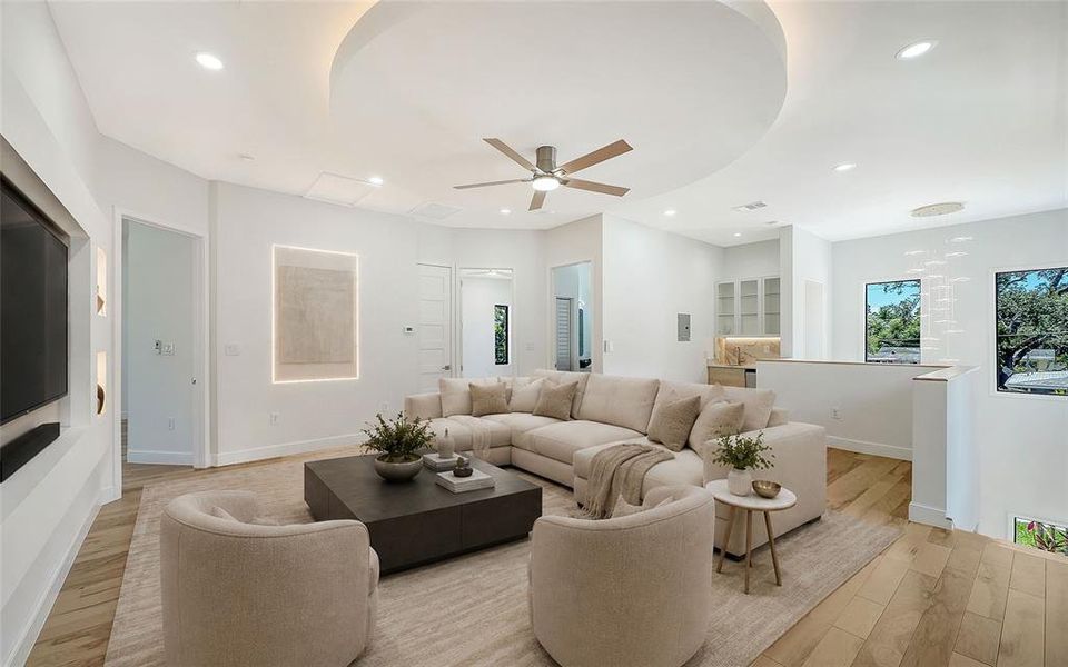 Furnished interior view inside a new home in , Sarasota (Image 4).