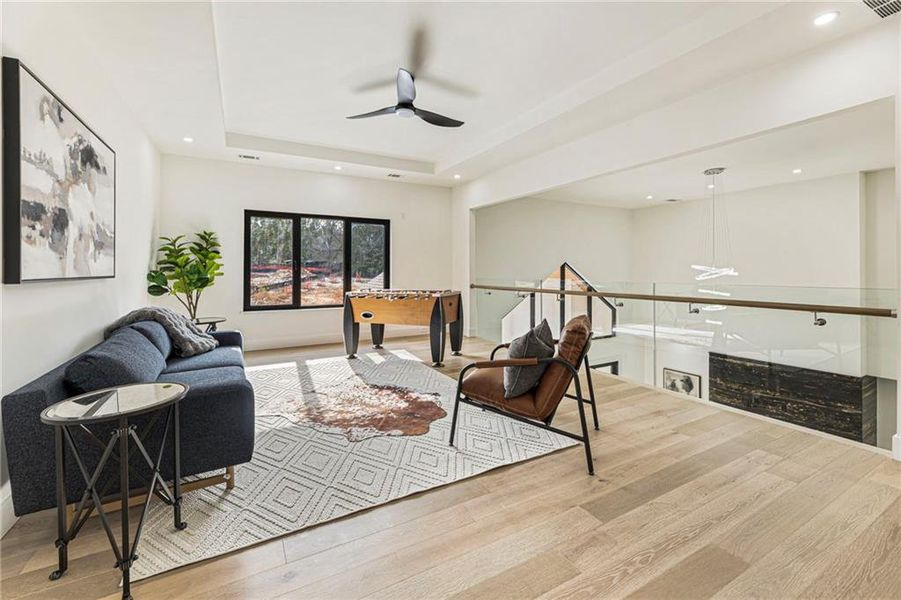 Furnished interior view inside a new home in , Suwanee (Image 72).