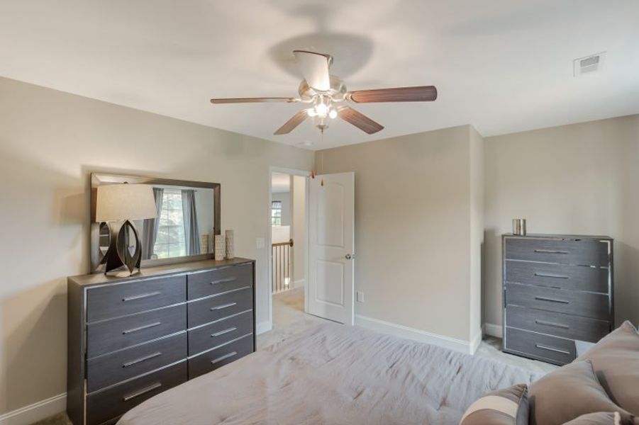 Representative furnished interior of a home built from the Hanover by Keystone Homes NC in Council Creek, Graham (Image 18).