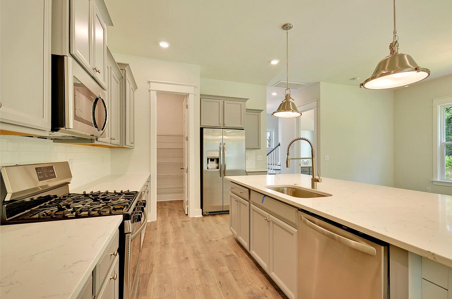 Furnished interior view inside a new home in Heron's Walk at Summers Corner: Row Collection, Summerville (Image 6). Furnished interior view inside a new home in Heron's Walk at Summers Corner: Row Collection, Summerville (Image 6).