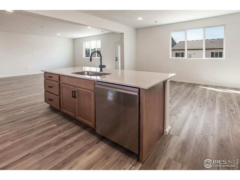 Furnished interior view inside a new home in Granary Trailblazer Collection - Single Family Homes, Johnstown (Image 6).