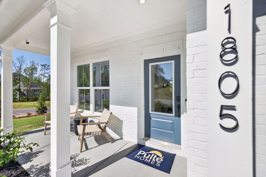 Representative exterior details of a home built from the Riverton by Pulte Homes in Riversprings, Dacula (Image 32).