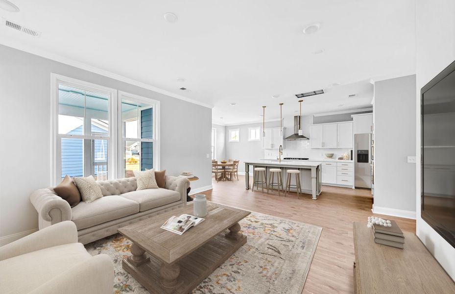 Representative furnished interior of a home built from the Violet by Pulte Homes in Heartwood, Richmond Hill (Image 8).