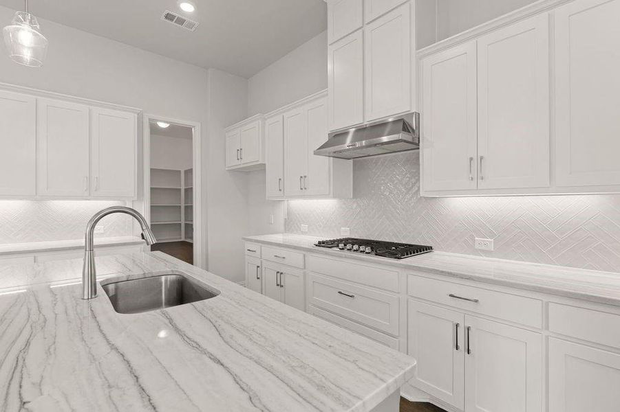 Furnished interior view inside a new home in , Prosper (Image 7).