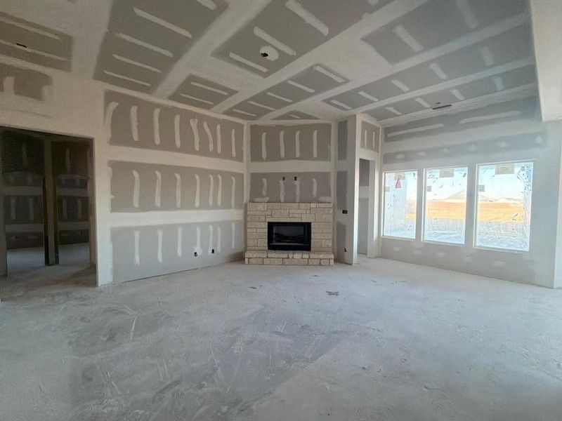 In-progress construction of a new home in Covenant Springs, Springtown, TX (Image 10).