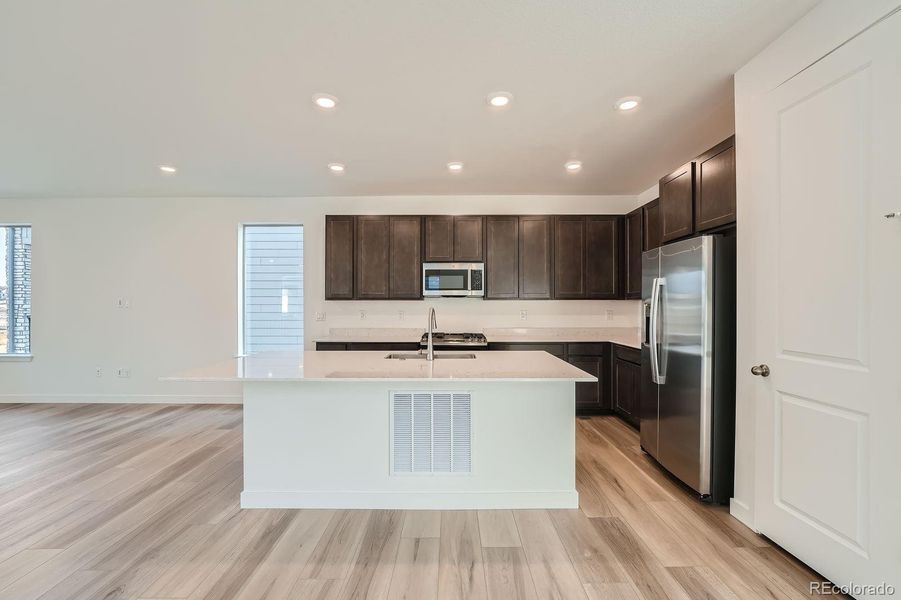 Furnished interior view inside a new home in Red Rocks Ranch: The Skyline Collection, Morrison (Image 4). Furnished interior view inside a new home in Red Rocks Ranch: The Skyline Collection, Morrison (Image 4).