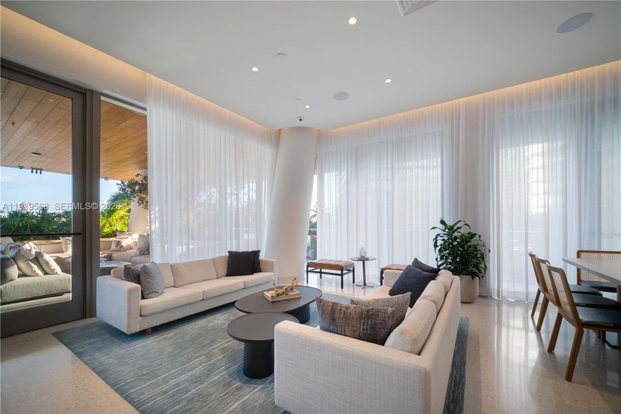 Furnished interior view inside a new home in Mr. C Residences, Miami (Image 7).