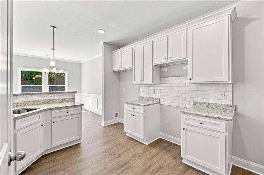 Furnished interior view inside a new home in , Gray (Image 3).