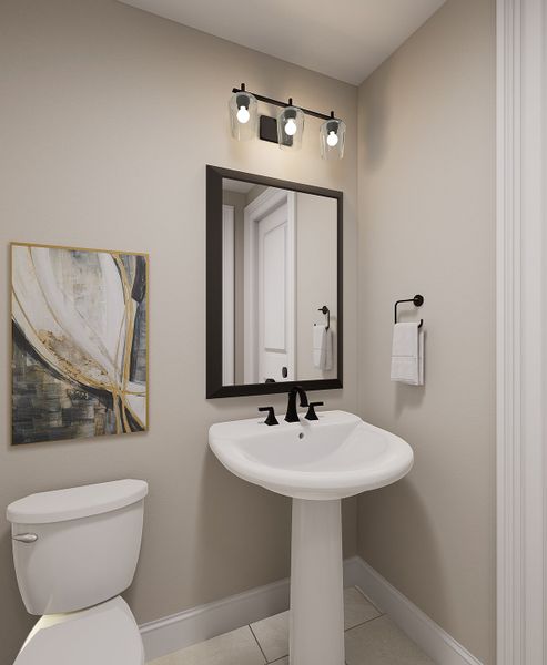 Representative furnished interior of a home built from the Ellington by Grenadier Homes in The Townhomes at Swan Lake Estates, Dallas (Image 23).